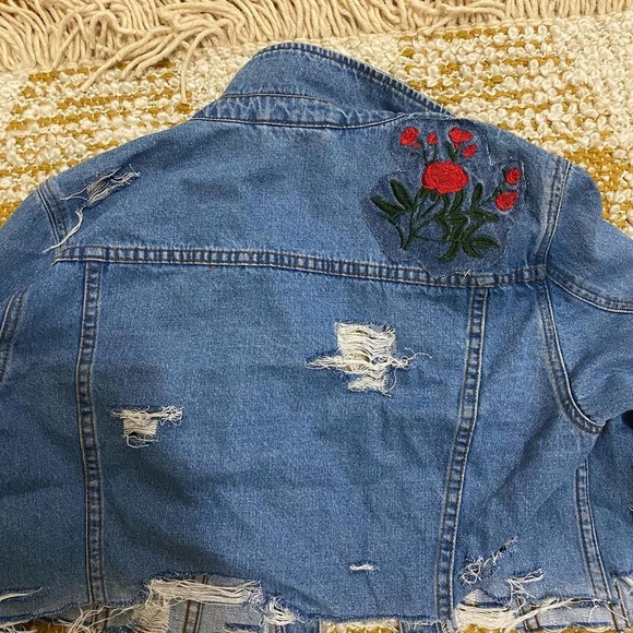 Vero Moda Upcycled Demin Jacket - Picture 5 of 6